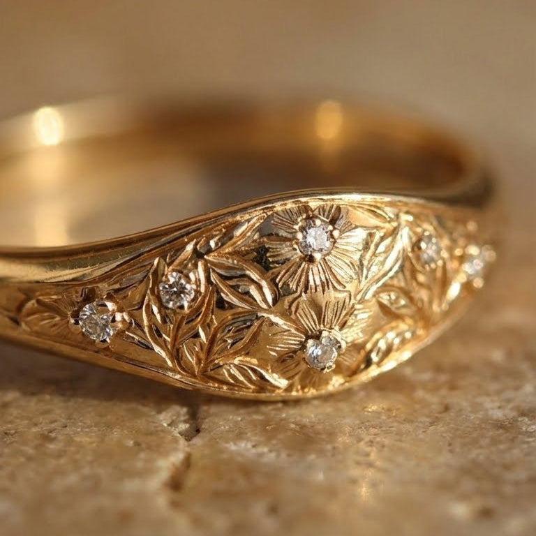Organic Engagement Rings