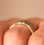 'This Too Shall Pass' Hollow Lettes Ring - גם זה יעבור | Gam Ze Yaavor