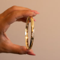 TLV | Gold Bangle with Israel Map