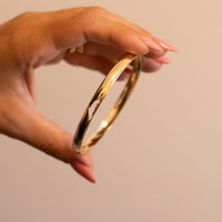 TLV | Gold Bangle with Israel Map