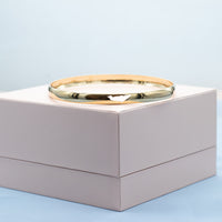 TLV | Gold Bangle with Israel Map