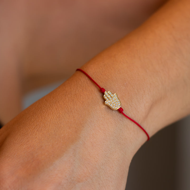 Diamond Hamsa Bracelet