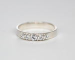 Diamond Wedding Ring, Five Diamonds Ring