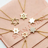 Rounded Star of David Pendant Necklace - Magen David Jewelry