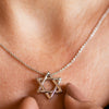 Rounded Star of David Pendant Necklace | Magen David Jewelry