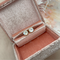 Moonstone Stud Earrings | 6 mm