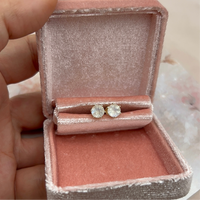 Moonstone Stud Earrings | 6 mm