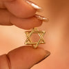 Rounded Star of David Pendant Necklace | Magen David Jewelry