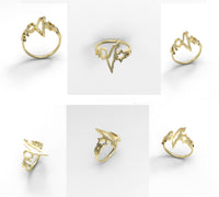 Israeli Symbols Ring