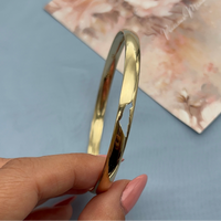 TLV | Gold Bangle with Israel Map