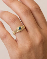 Unique Evil Eye Ring