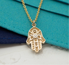 Hamsa Hand Protection Necklace | Symbolic Jewelry