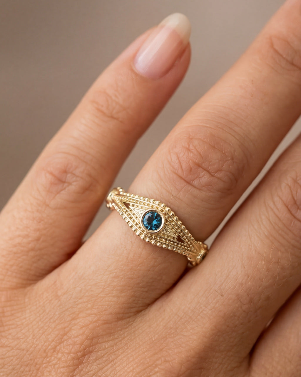 Evil Eye Diamond Sapphire Necklace, 14k Gold Evil Eye Diamond Necklace Charm, Evil Eye Diamond Pendant Necklace