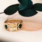 AHAVA אהבה Gold Ring