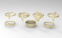 Israeli Symbols Ring