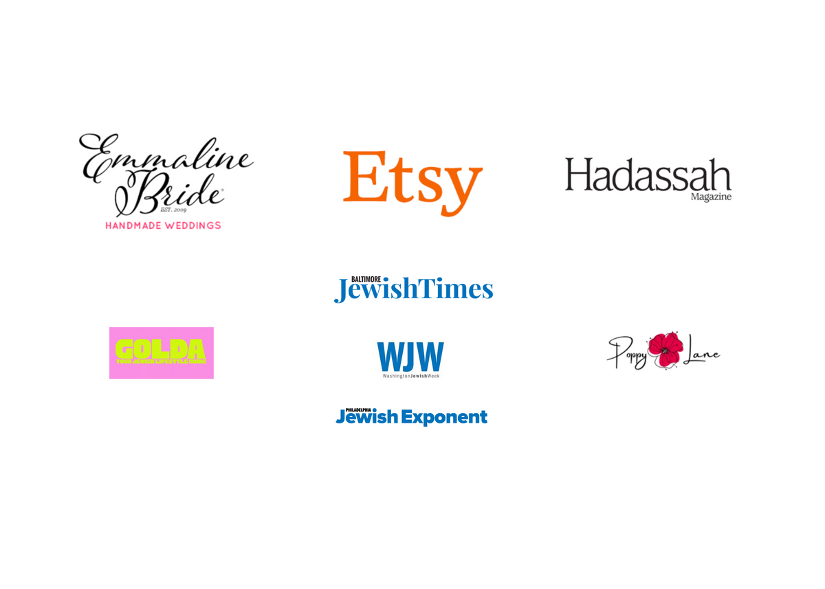 Sivan Lotan Jewelry featured, as seen as ETSY, HADASSAH MAGAZINE, EMMALINE BRIDE, GOLDA, JEWISH TIMES, WJW and more