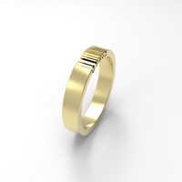 BASHERT Gold Ring - 14K Gold band, Hebrew Word, Jewish Jewelry, Jewish Wedding Gift, Symbolic Unique Gold ring, Secret engraving באשערט