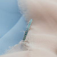 Blue Diamond Eterinty Ring