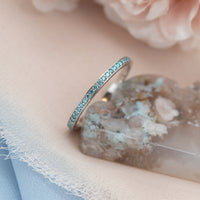 Blue Diamond Eterinty Ring