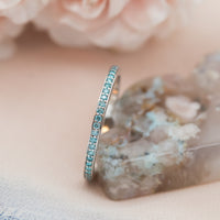 Blue Diamond Eterinty Ring