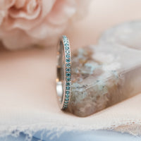 Blue Diamond Eterinty Ring