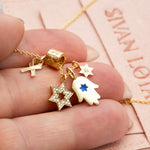 Solidarity Charm Necklace | Support Israel