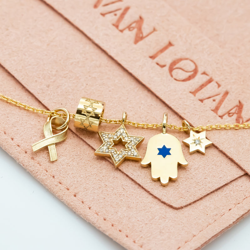 Solidarity Charm Necklace | Support Israel