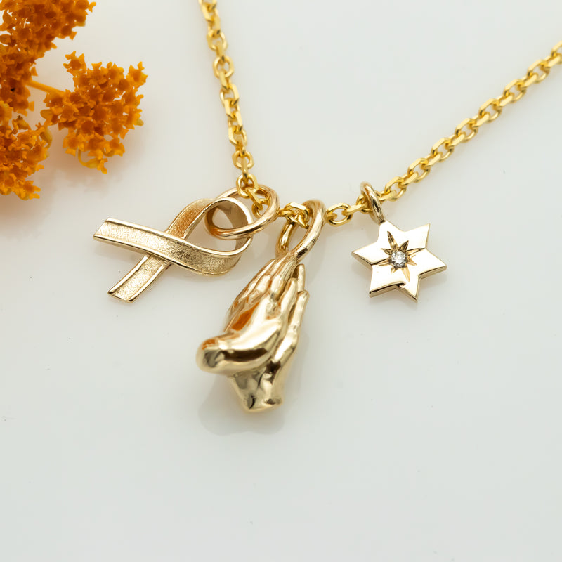 Solidarity Charm Necklace | Support Israel