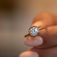 Celestia | Cushion Diamond Ring