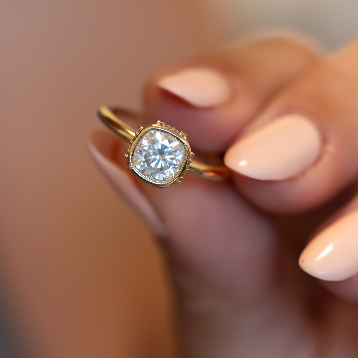 Celestia | Cushion Diamond Ring
