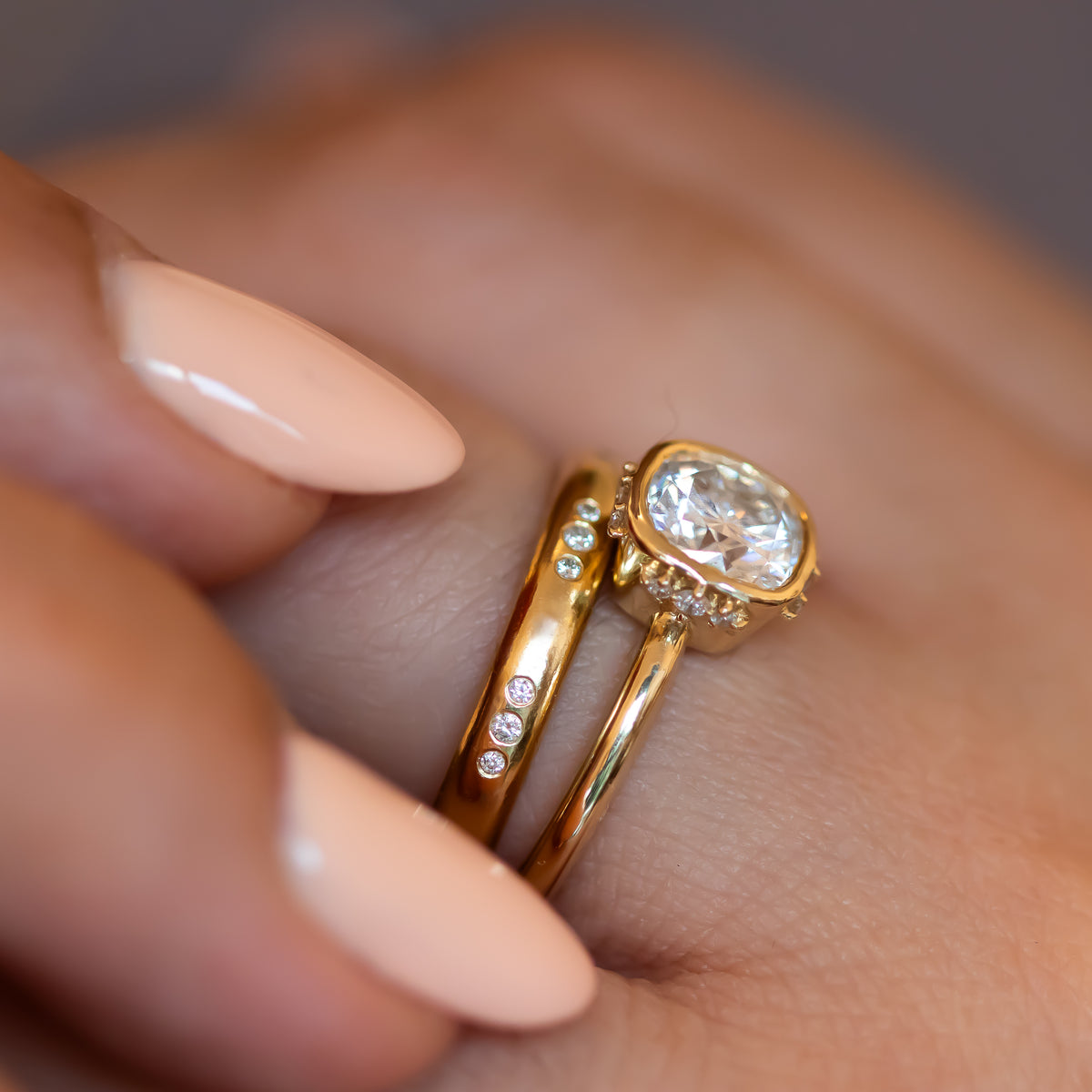 Celestia | Cushion Diamond Ring