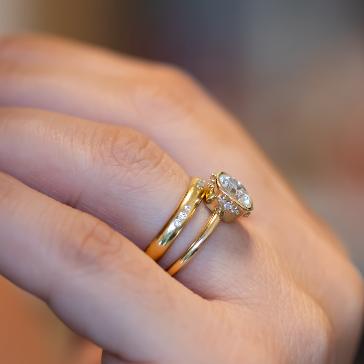 Celestia | Cushion Diamond Ring