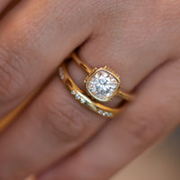 Celestia | Cushion Diamond Ring