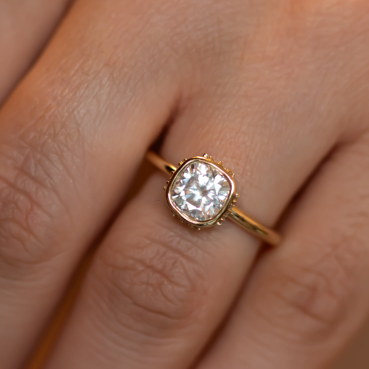 Celestia | Cushion Diamond Ring