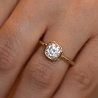 Celestia | Cushion Diamond Ring