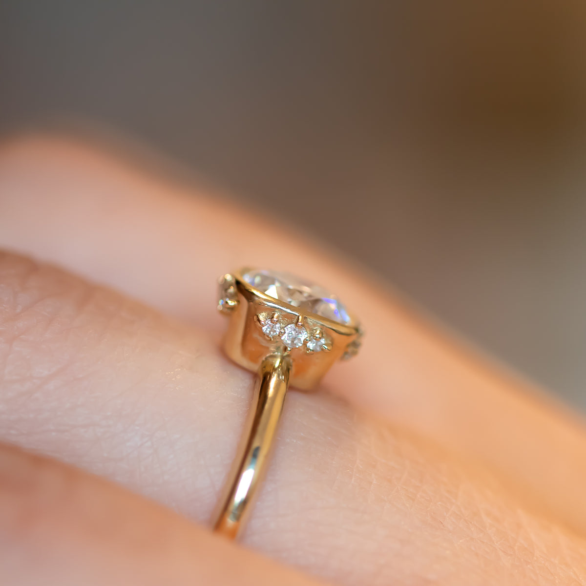 Celestia | Cushion Diamond Ring