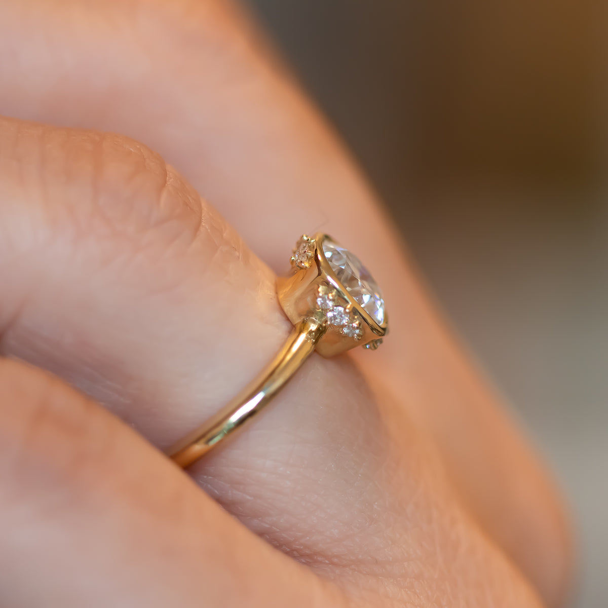 Celestia | Cushion Diamond Ring