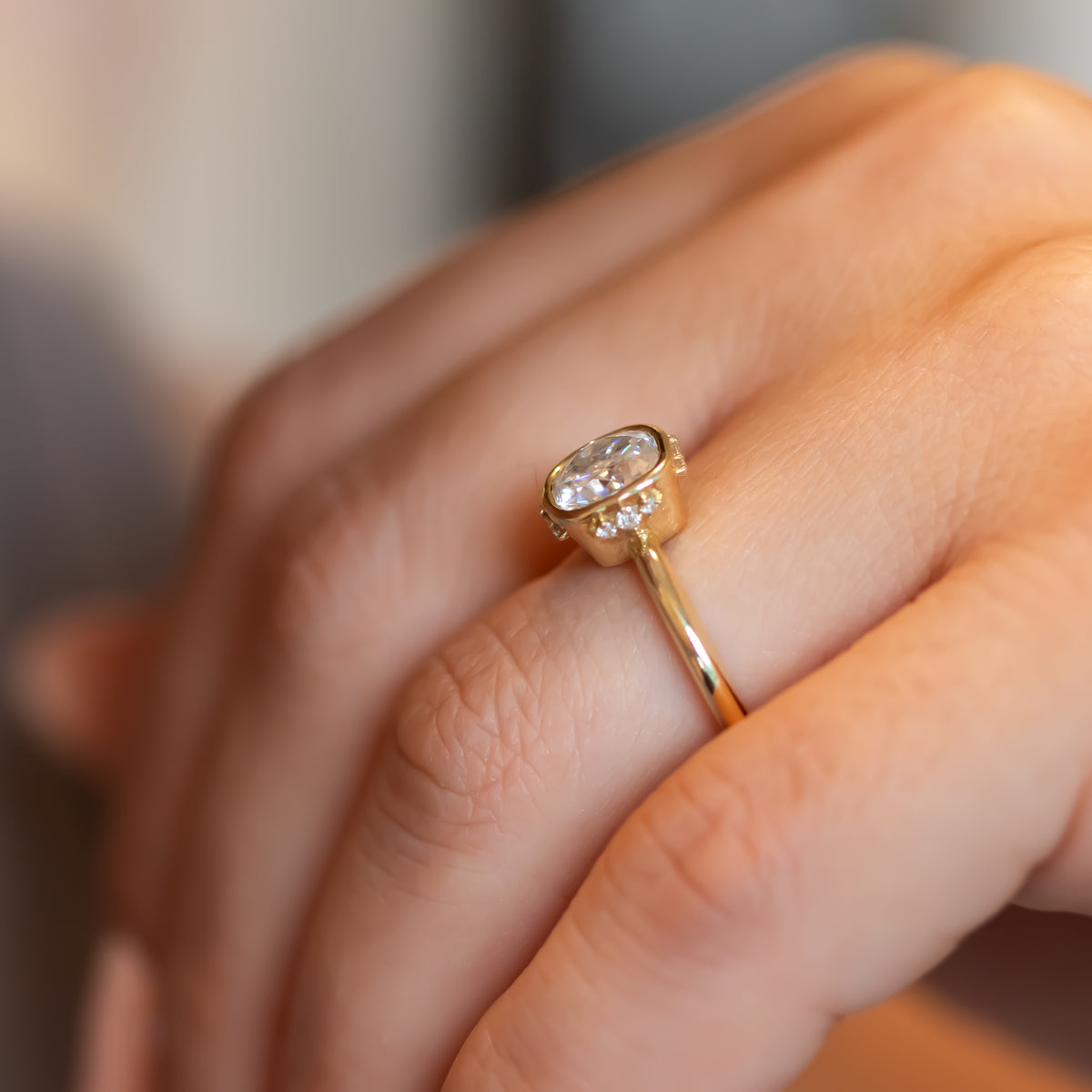 Celestia | Cushion Diamond Ring
