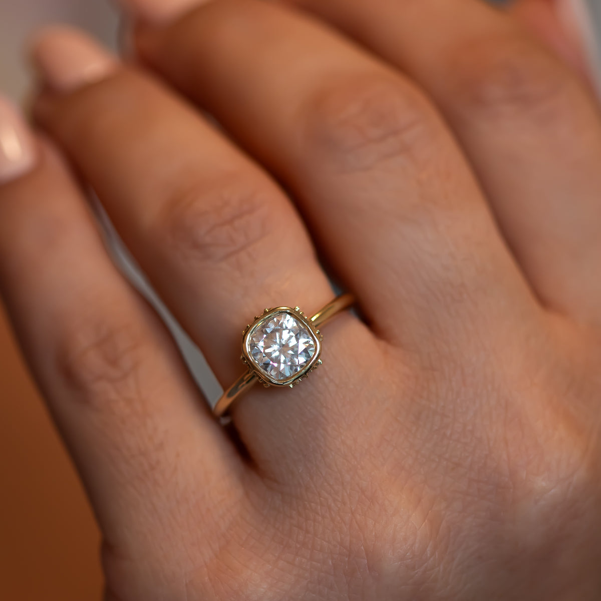 Celestia | Cushion Diamond Ring