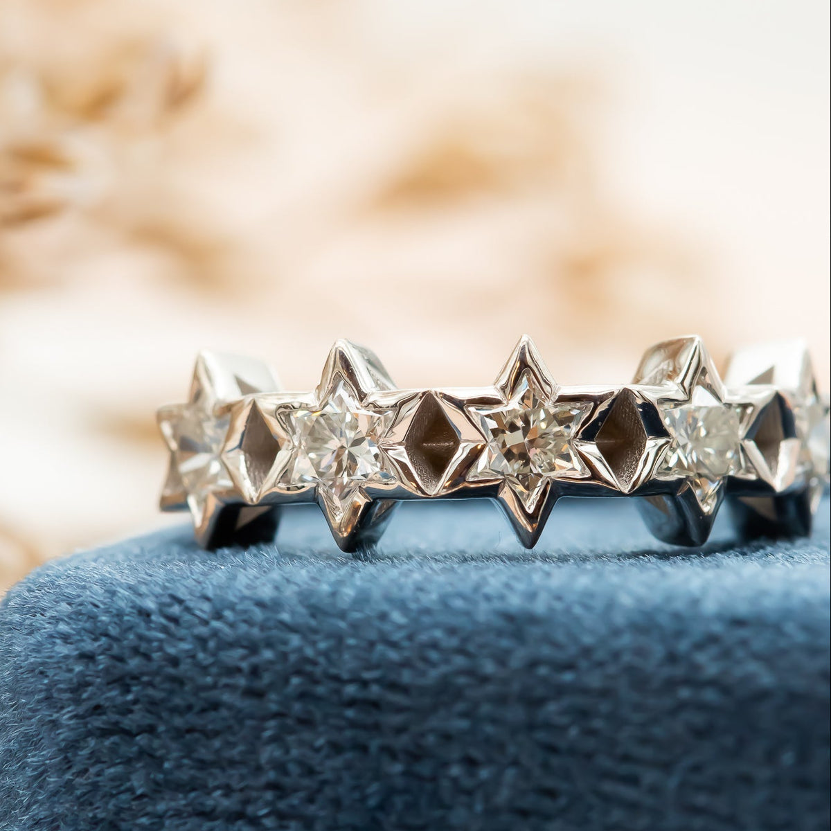 Five Star of David Diamond ring © | Heritage collection