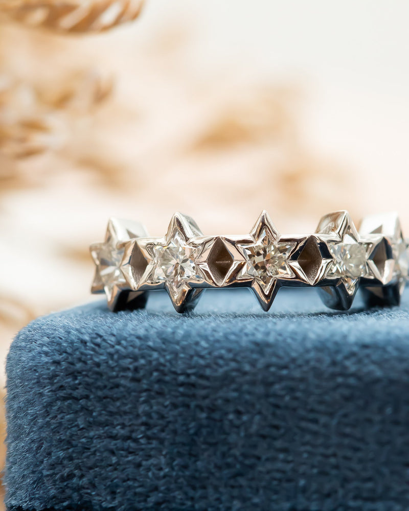 Five Star of David Diamond ring © | Heritage collection