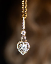 Ready to Ship | Amara | Heart Diamond Pendant