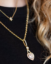 Ready to Ship | Amara | Heart Diamond Pendant