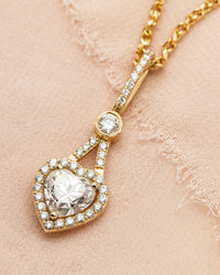 Ready to Ship | Amara | Heart Diamond Pendant