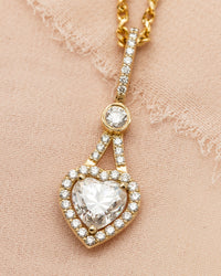 Ready to Ship | Amara | Heart Diamond Pendant