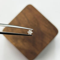 Star of David Diamond Cut Stud Earrings ©