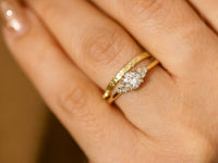Floral Lace Wedding Band