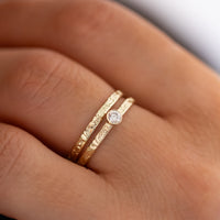 Floral Diamond Ring Set