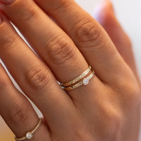 Small Diamond Engagement Ring