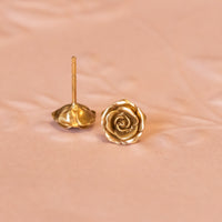 Rose Flower Stud Earrings